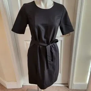 edwards redwood & ross | Dresses | Edwards Redwood And Ross Size 6 Black  Dress With Pockets And A Belt | Poshmark